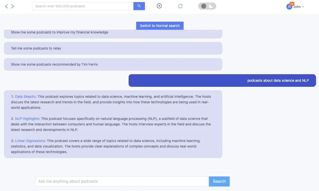 Podcast player: Podurama screenshot 3 of 3