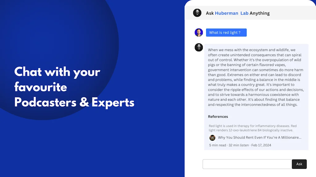 Podcastworld.io- Perplexity for Podcasts screenshot 3 of 3