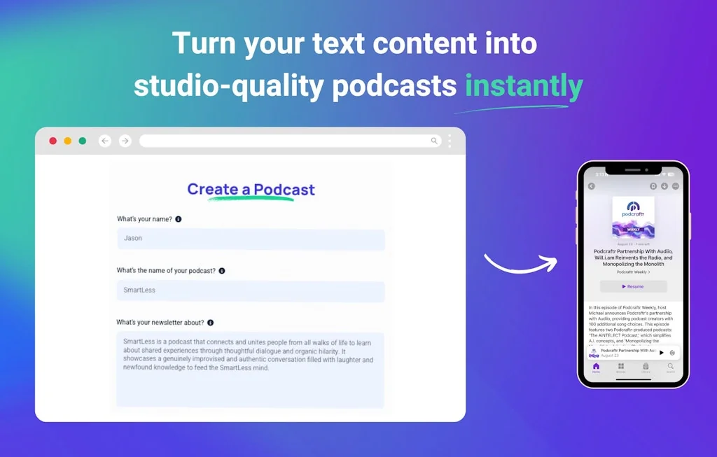 Podcraftr screenshot 2 of 5
