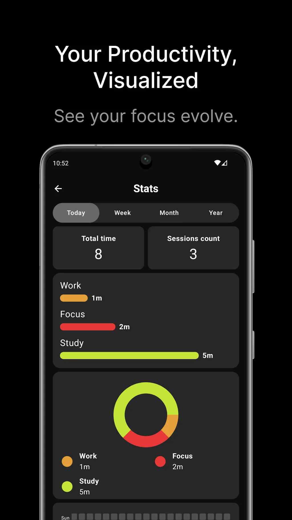  Podor: Pomodoro Timer & Tasks screenshot 3 of 6