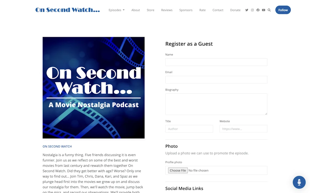 Podpage: Podcast Websites screenshot 5 of 6