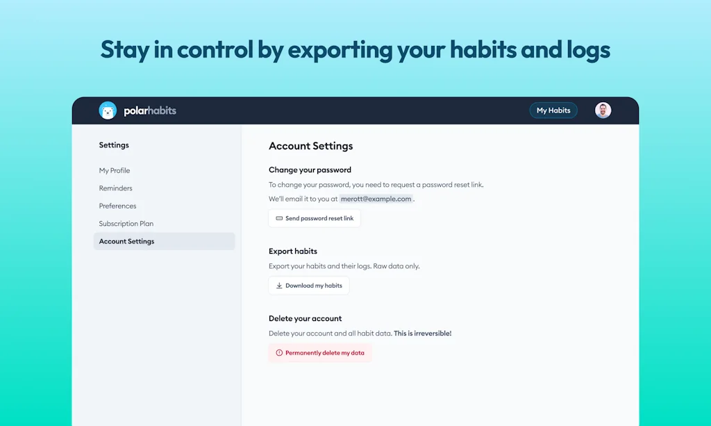 Polar Habits screenshot 12 of 12