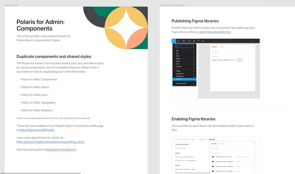 Polaris for Admin Figma UI kit screenshot 3 of 3