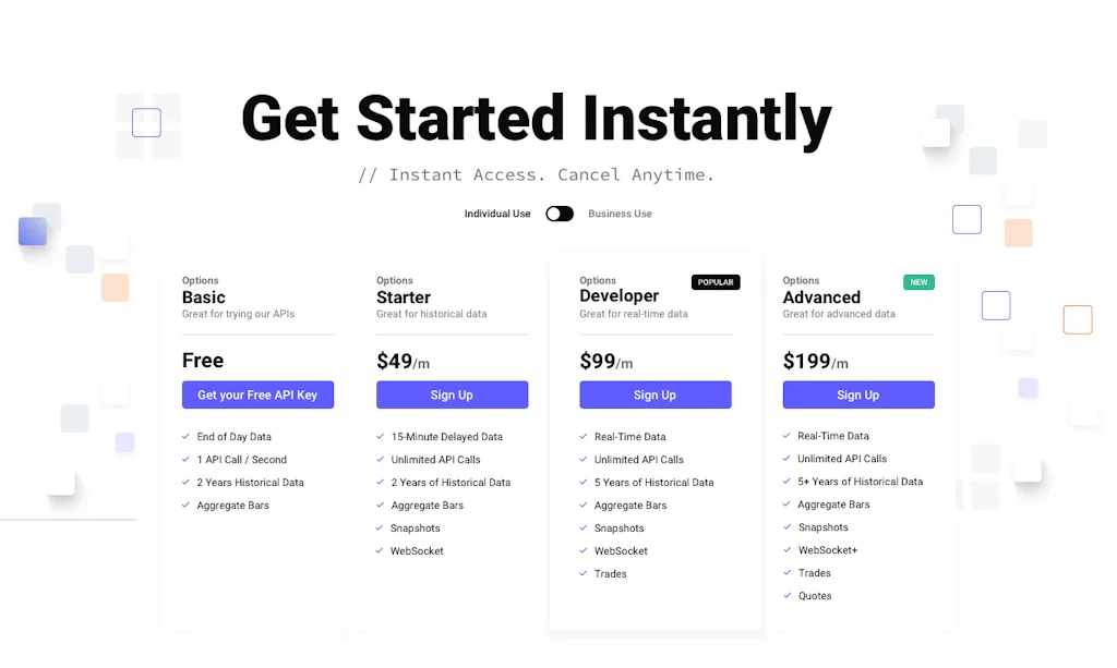 Polygon.io screenshot 7 of 7