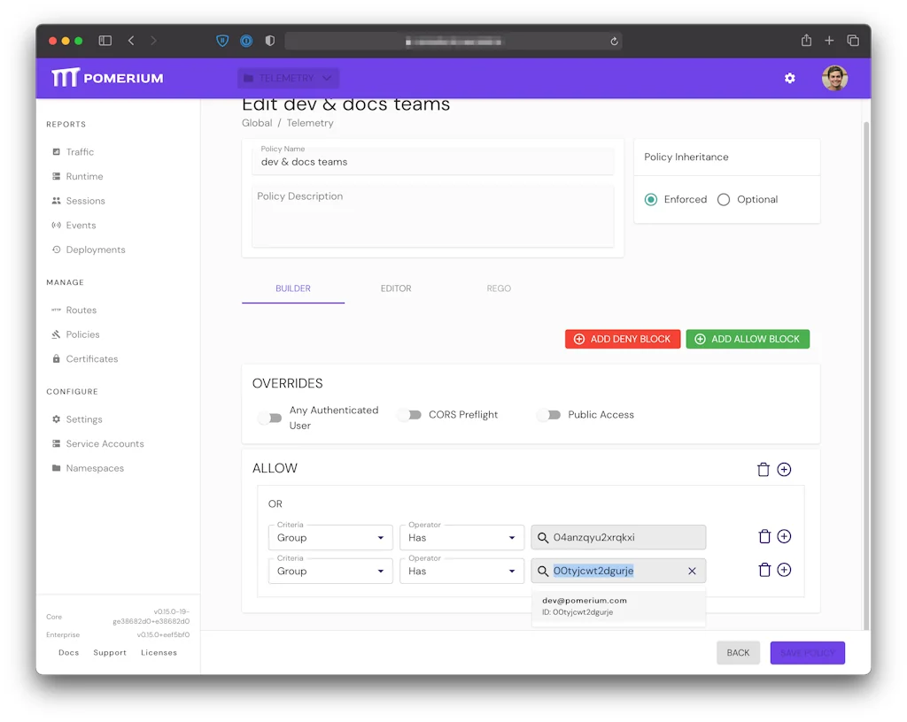 Pomerium Zero screenshot 8 of 13