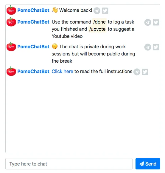 Pomo.chat screenshot 1 of 2