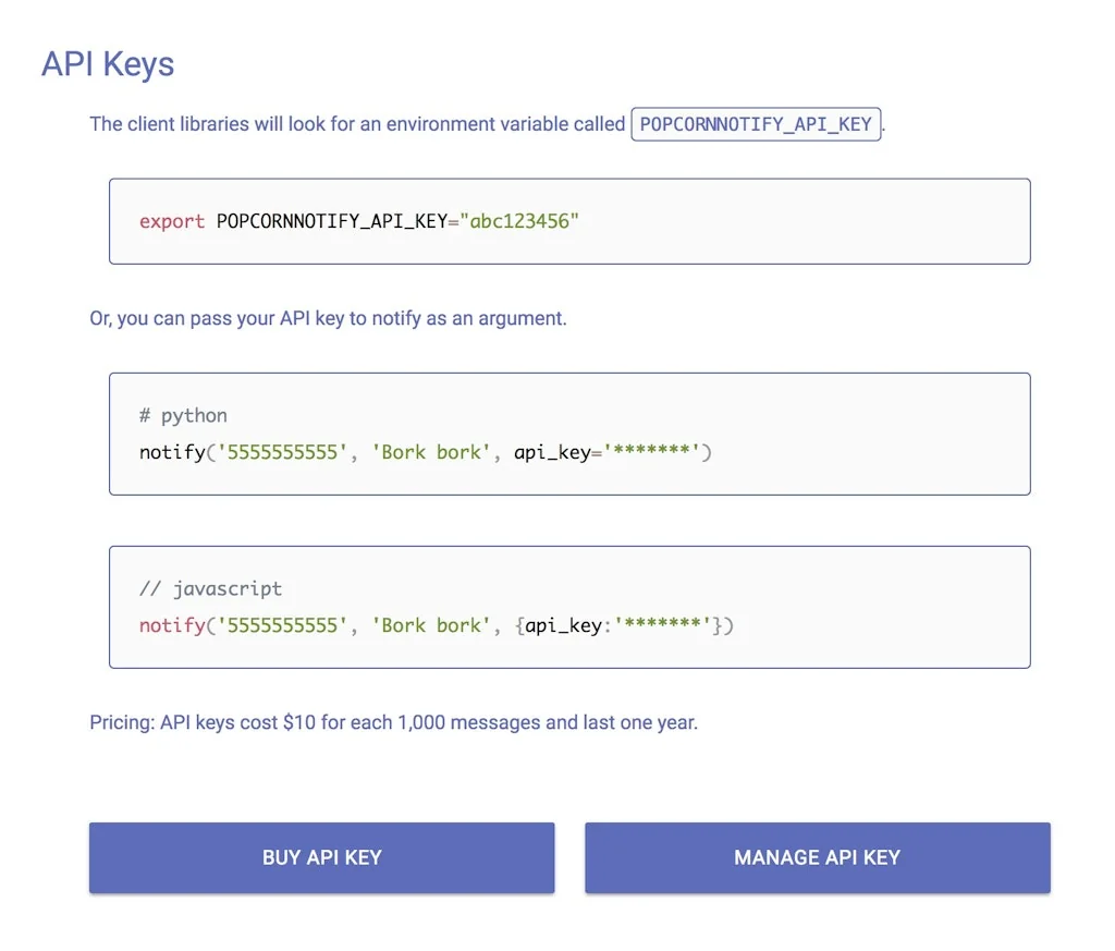 Popcorn Notify screenshot 1 of 2