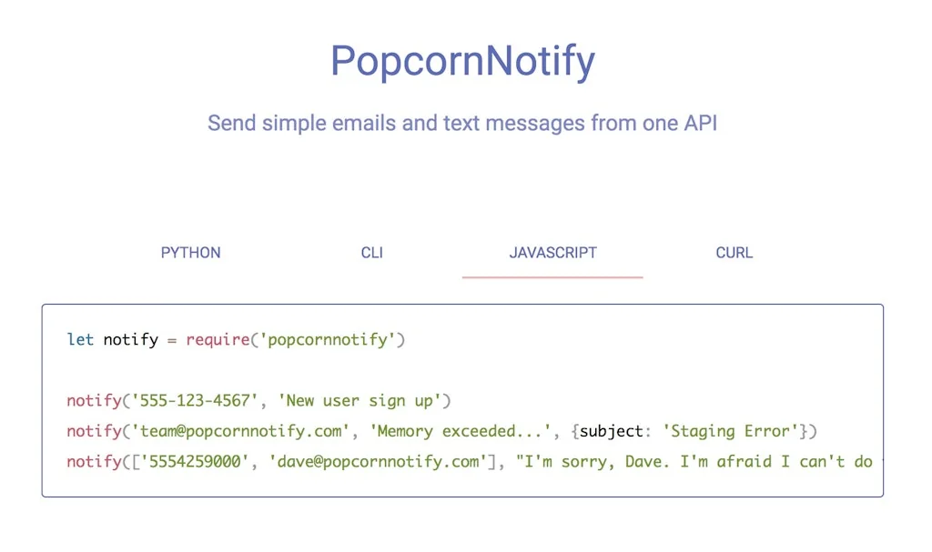 Popcorn Notify screenshot 2 of 2