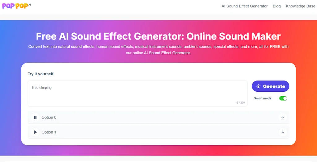PopPop AI Sound Effect Generator  screenshot 5 of 6