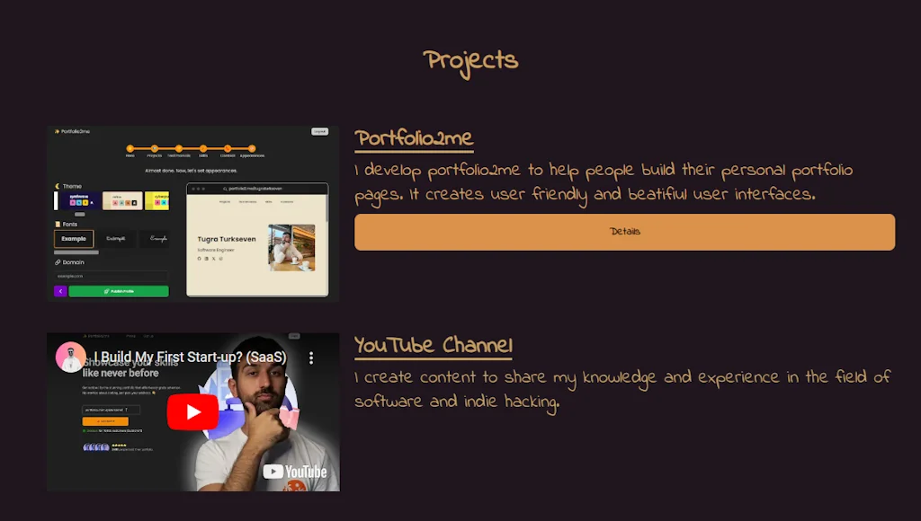 Portfolio2me screenshot 6 of 8