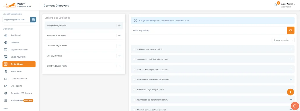 Post Cheetah screenshot 3 of 7