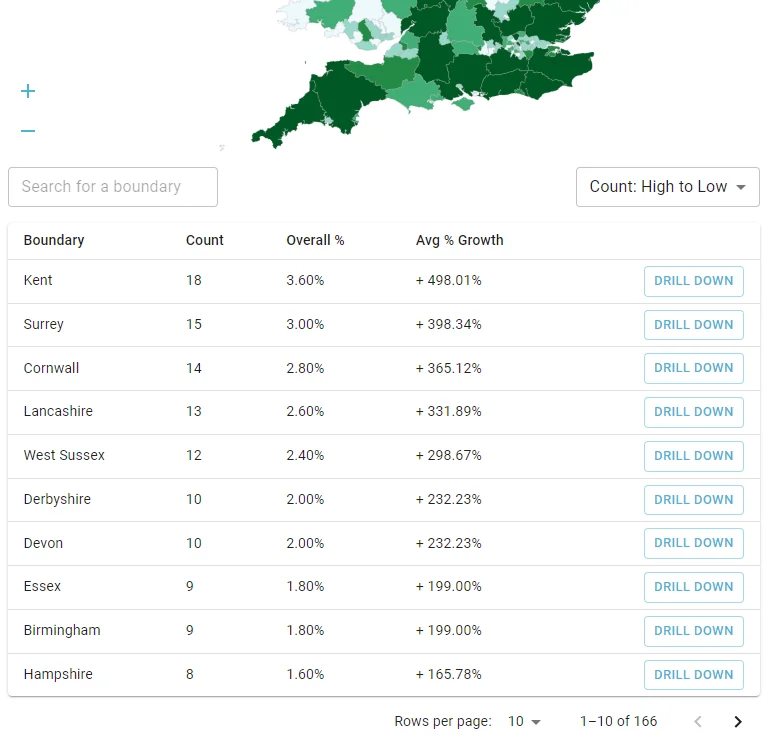 Postcodeheatmap screenshot 2 of 4