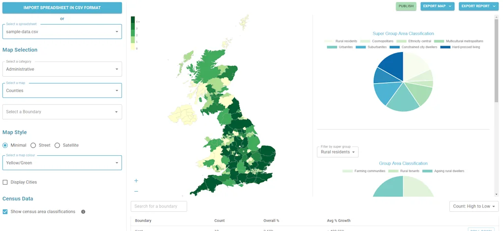 Postcodeheatmap screenshot 3 of 4