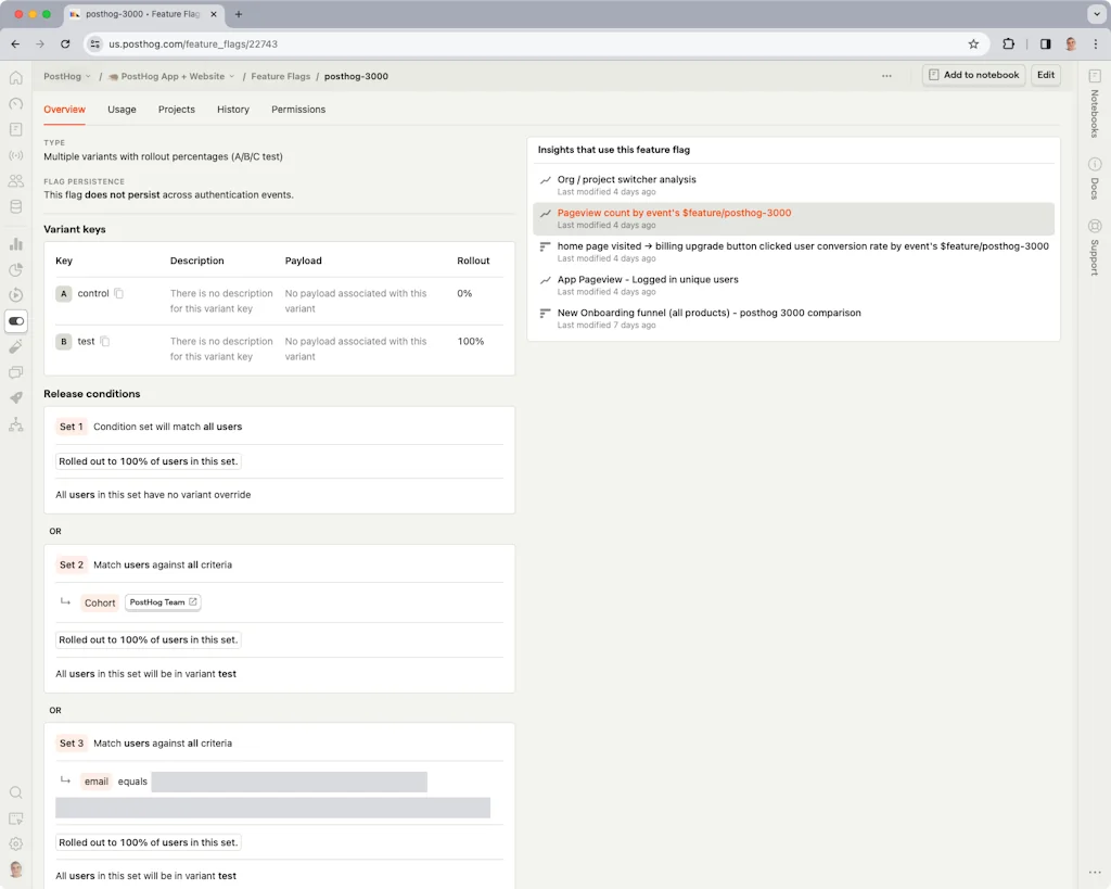 PostHog screenshot 1 of 3