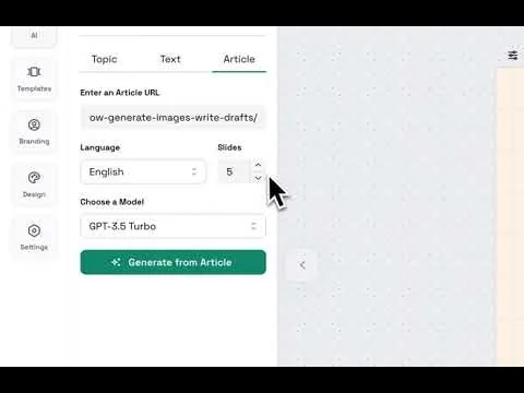 PostNitro - AI Carousel Post Generator screenshot 1 of 6