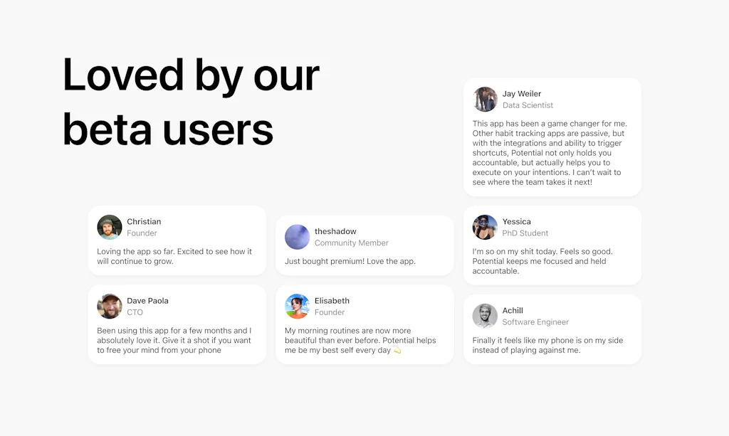 Potential — Intentionality, Supercharged screenshot 7 of 10