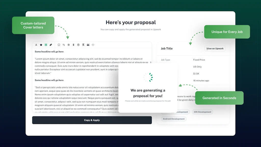 PouncerAI - Upwork Profile Optimizer screenshot 4 of 6