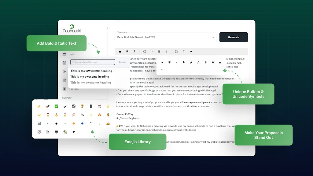 PouncerAI - Upwork Profile Optimizer screenshot 6 of 6