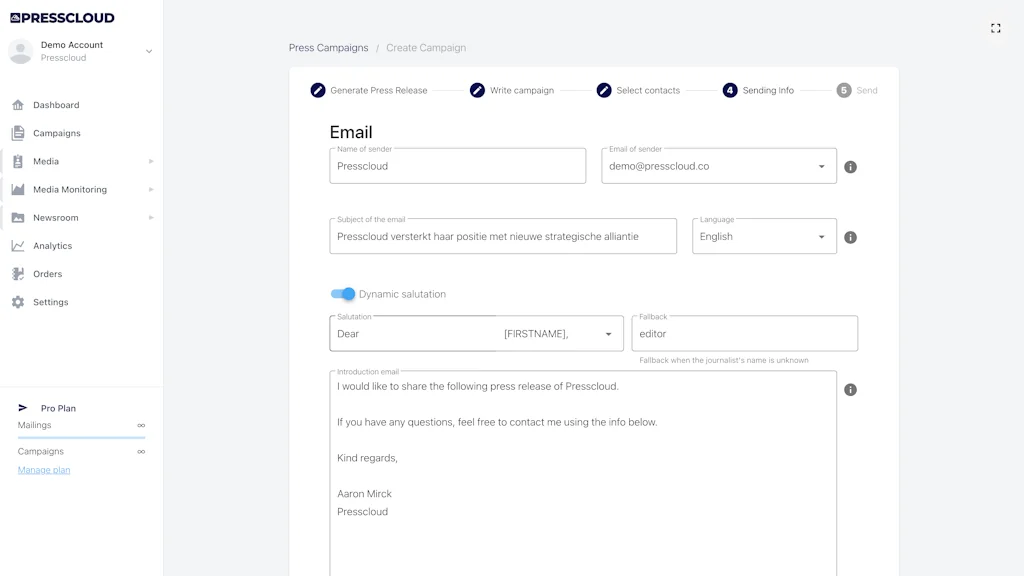 Presscloud.ai screenshot 7 of 12