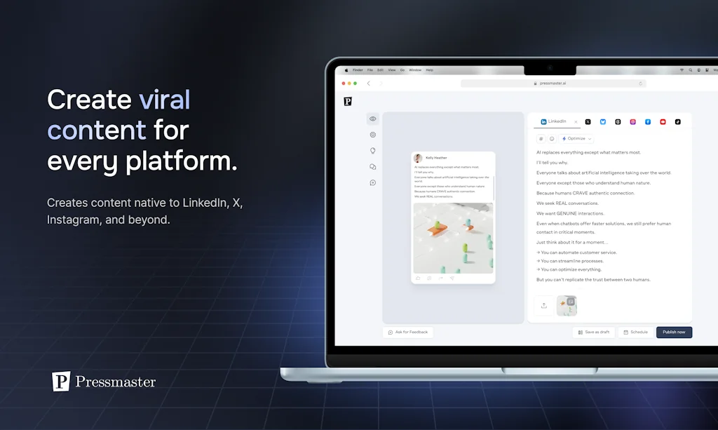 Pressmaster.ai screenshot 2 of 3