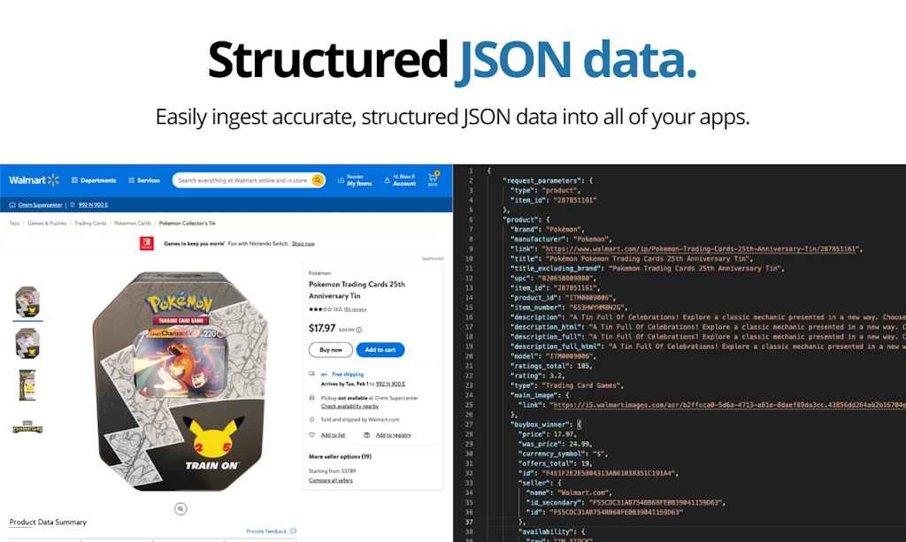 Pricing API for Walmart screenshot 3 of 4