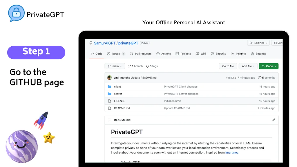 PrivateGPT screenshot 3 of 6