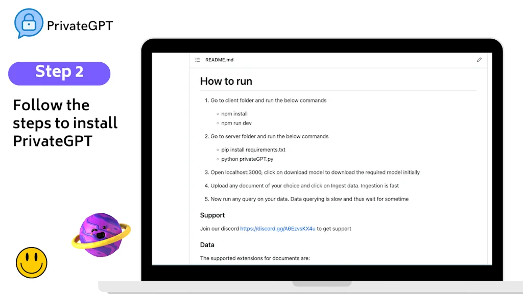 PrivateGPT screenshot 4 of 6