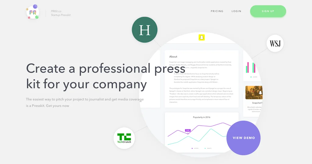 Prkit.co screenshot 2 of 3