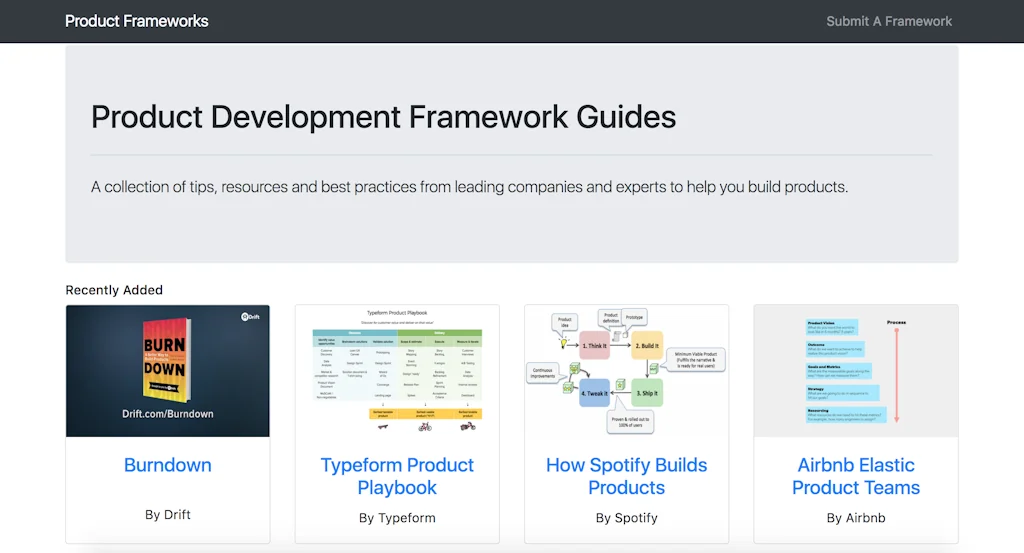 Product Frameworks screenshot 5 of 5