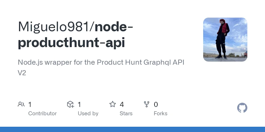 Product Hunt API screenshot 1 of 1