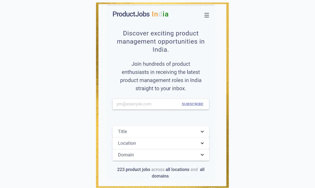 ProductJobs India screenshot 2 of 3