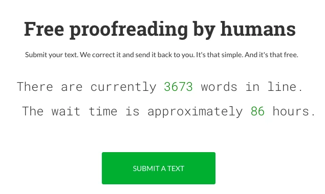 Proofree screenshot 1 of 2