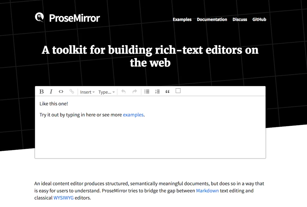 ProseMirror screenshot 3 of 3