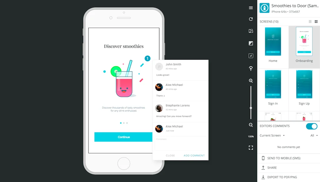 Proto.io screenshot 3 of 7