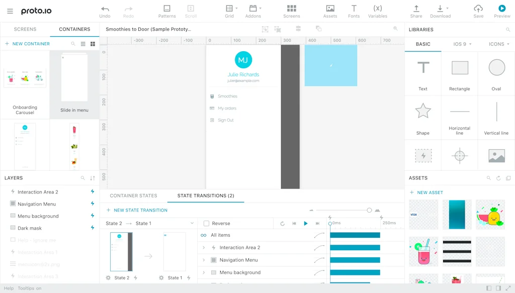 Proto.io screenshot 4 of 7