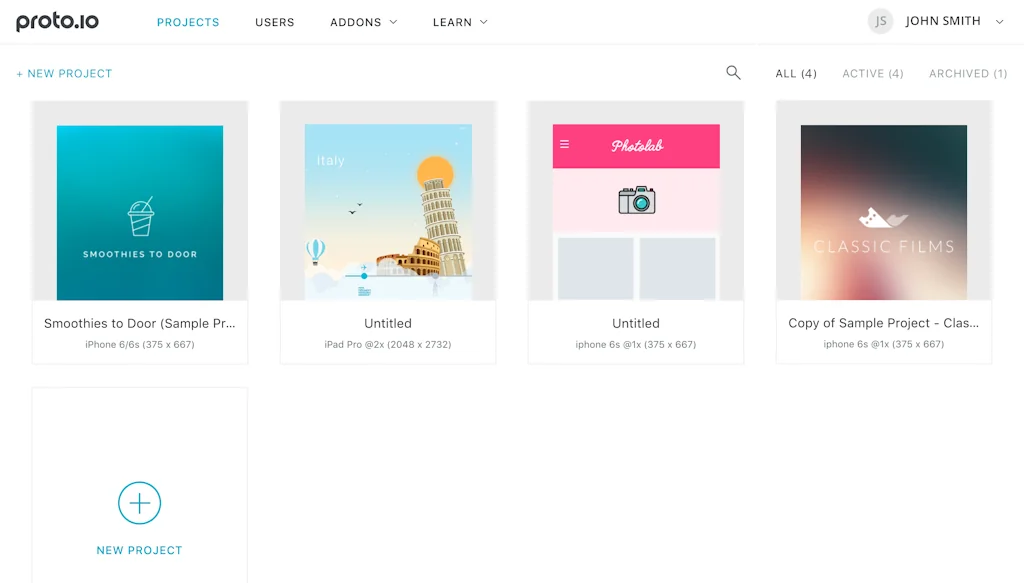Proto.io screenshot 6 of 7