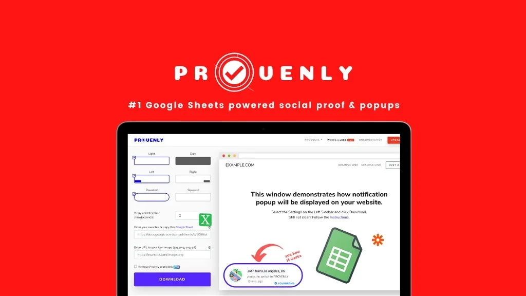 Proven.ly Social Proof & FOMO Builder screenshot 1 of 6