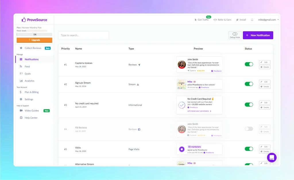 ProveSource screenshot 2 of 5
