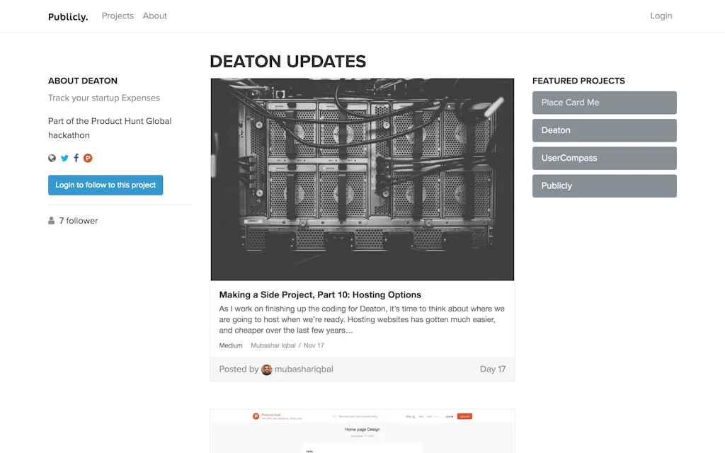 Publicly screenshot 2 of 3