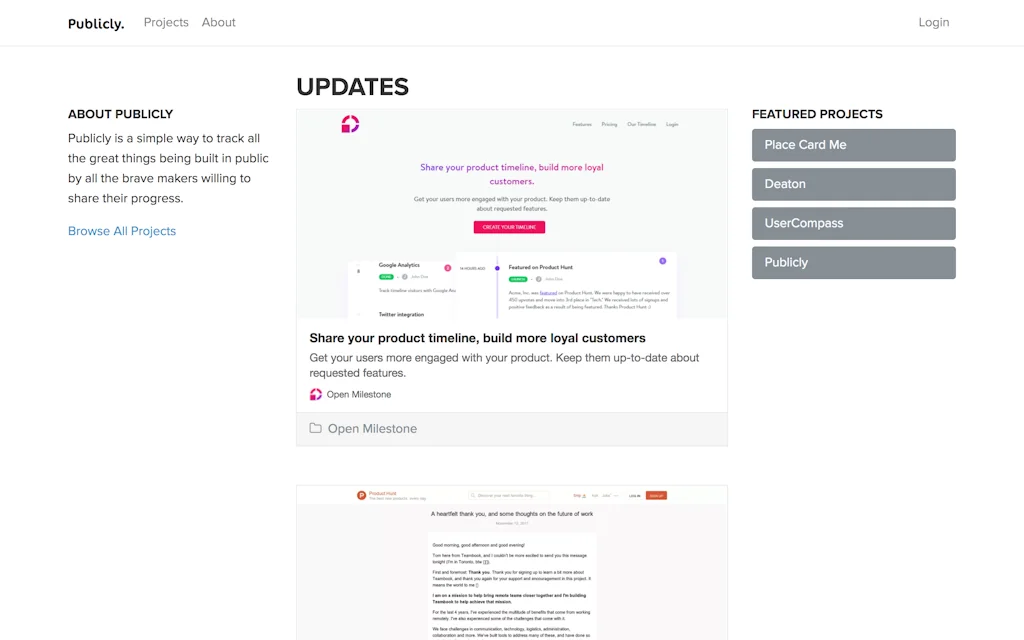 Publicly screenshot 3 of 3