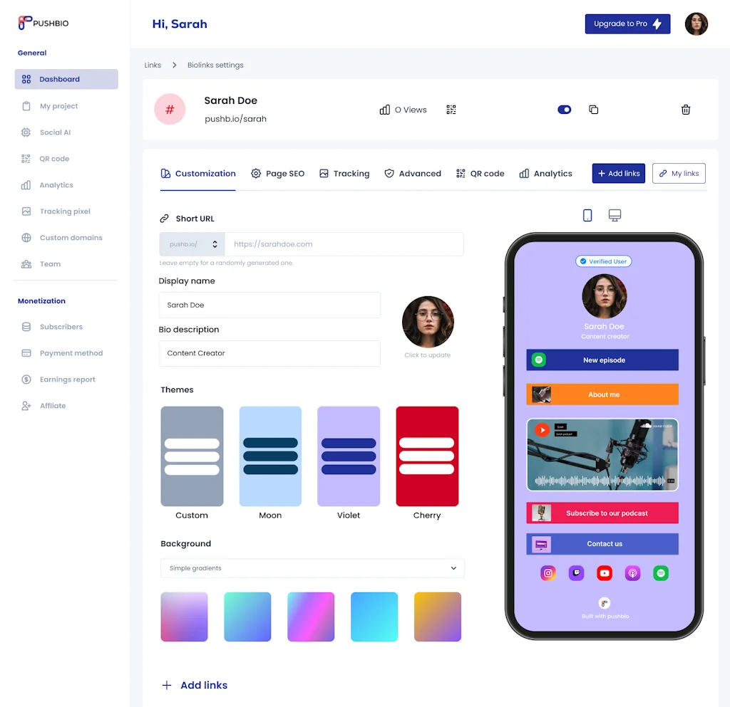 Pushbio screenshot 2 of 10