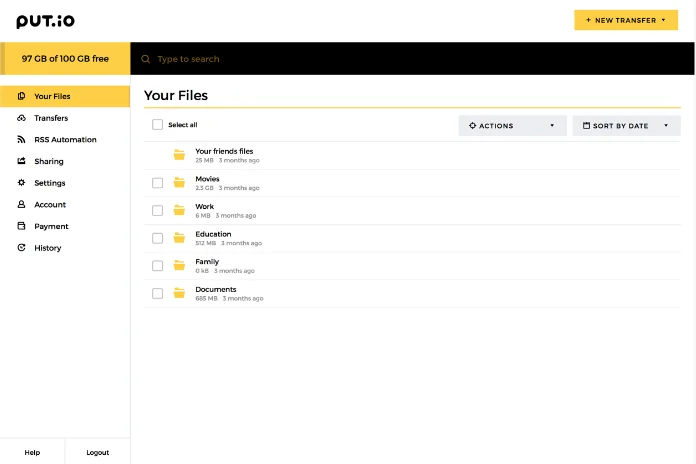 put.io screenshot 3 of 20