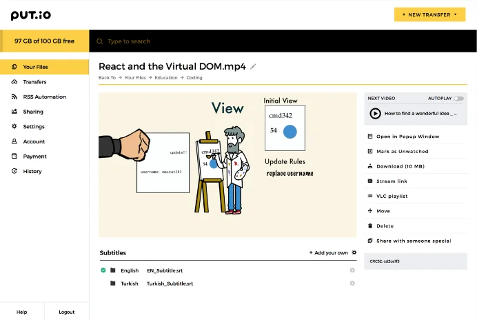put.io screenshot 4 of 20