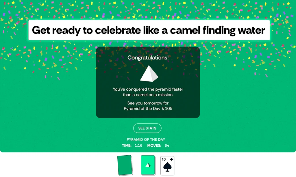 Pyramid Solitaire screenshot 1 of 5