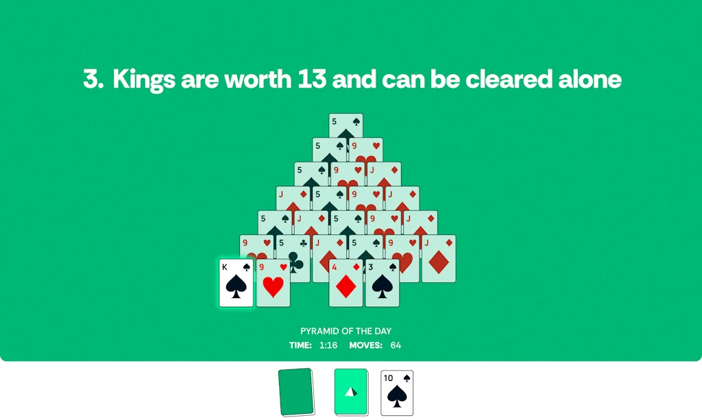 Pyramid Solitaire screenshot 4 of 5