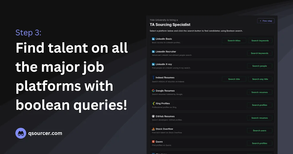 QSourcer screenshot 4 of 4