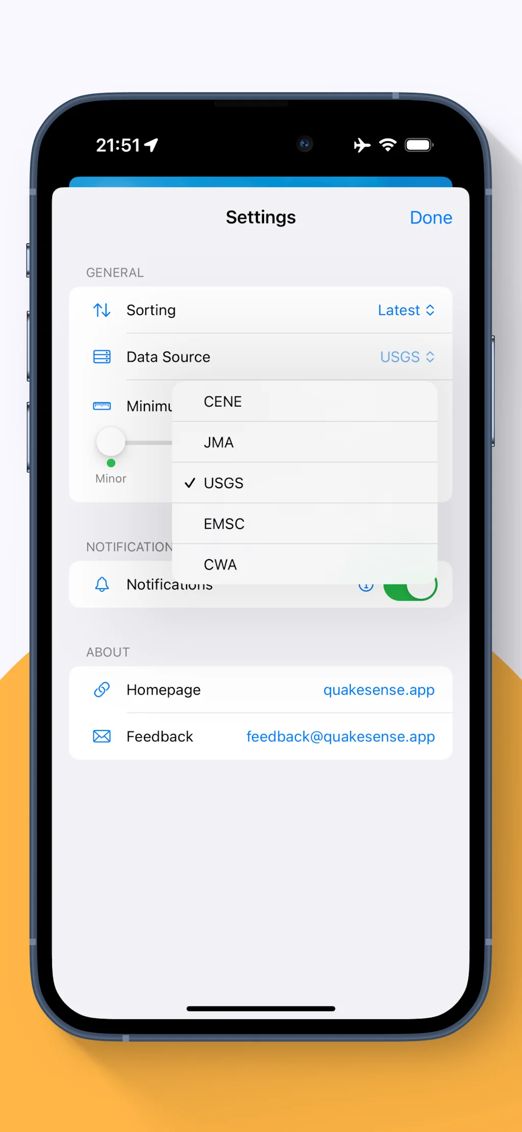QuakeSense screenshot 9 of 9