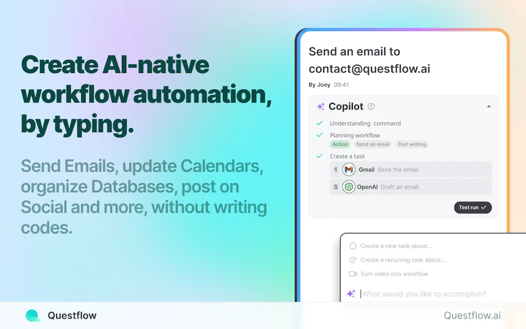 Questflow screenshot 1 of 3