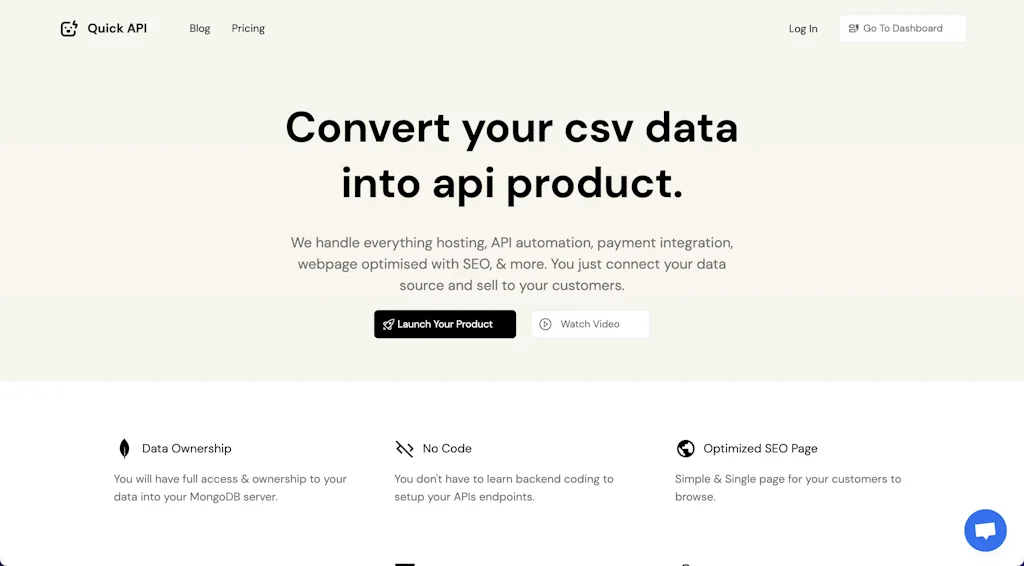 Quick API screenshot 2 of 8