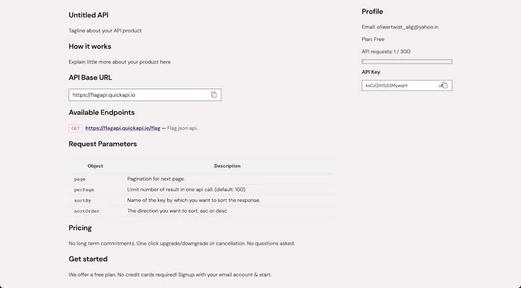 Quick API screenshot 8 of 8